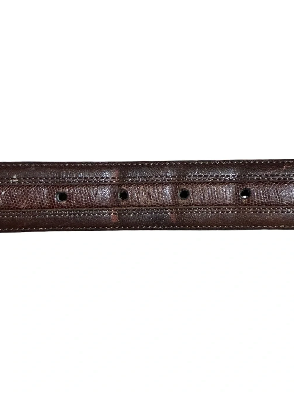 Donald J Trump Leather Belt Brown